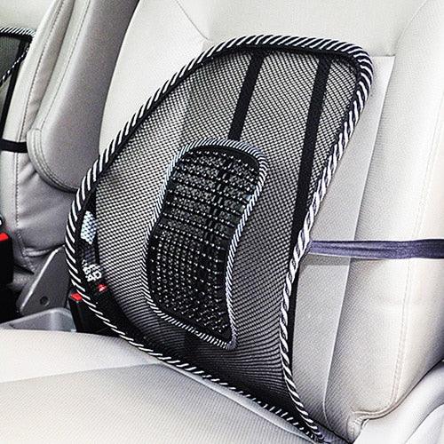 Car Seat Office Chair Massage Back Lumbar Support Mesh Ventilate Cushion Pad Car compatible with Lumbar Support with Double Breathable Seat Office Chair Massage Back Lumbar Support Mesh Ventilate Cushion Pad Black Mesh Back Lumbar Cushion for Car Driver