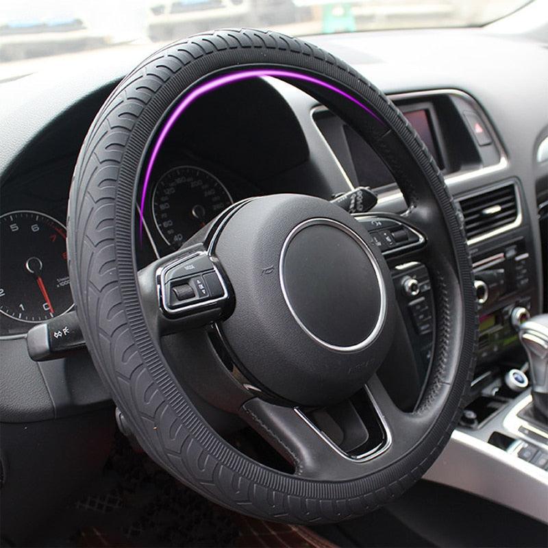 Car Silicone Steering Wheel Case Cover Shell Skid proof Car Accessories Car Silicone Steering Wheel Case Cover Shell Skid proof Car Accessories Car Steering Wheel Case Cover Shell Skid proof Car Accessories