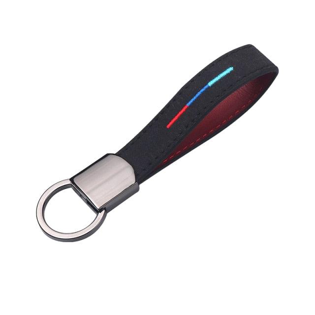 Car Styling Metal leather Car Keychain Key Rings Chains Car Key Chain Cute Car Keychain Key Organizer For Women Men