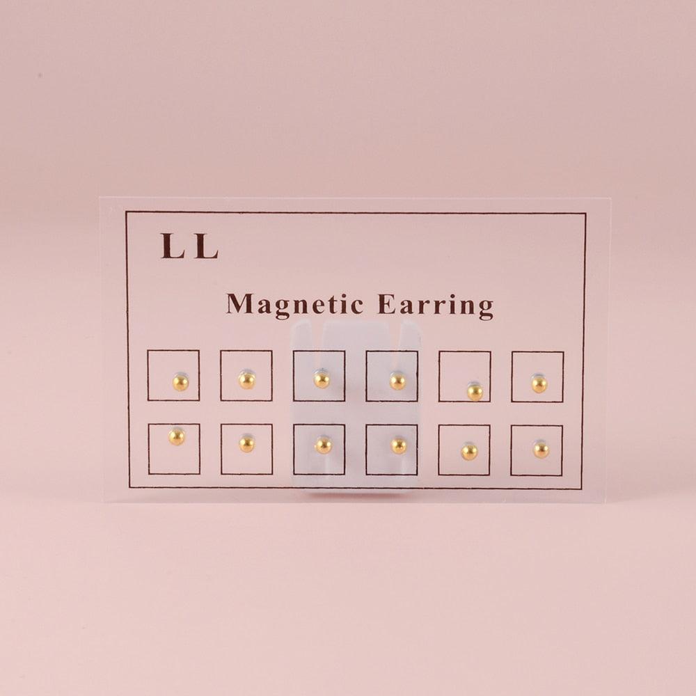 Card Fake Cheater Non Pierced Magnet Earring Piercings  Magnet Ear Tragus Cartilage Lip Labret Stud Straight Pin Nose Stud With Crystal Nose Piercing Body Jewelry Nose Studs Rings Piercing Pin Stud Stud Classic Piercing Nose Ring Jewelry