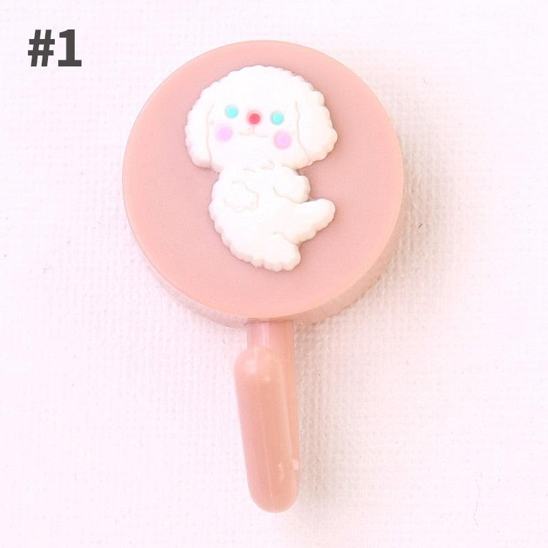 Cartoon Fruit Sticky Hook Multifunctional Punch-free Hook Kitchen Bathroom Wall Hanging Cute Paste Hook Traceless Adhesive Clasp Cute Adhesive Hooks Plastic Hooks for Hanging Cartoon Adhesive Wall Mount Hook for Home Bathroom