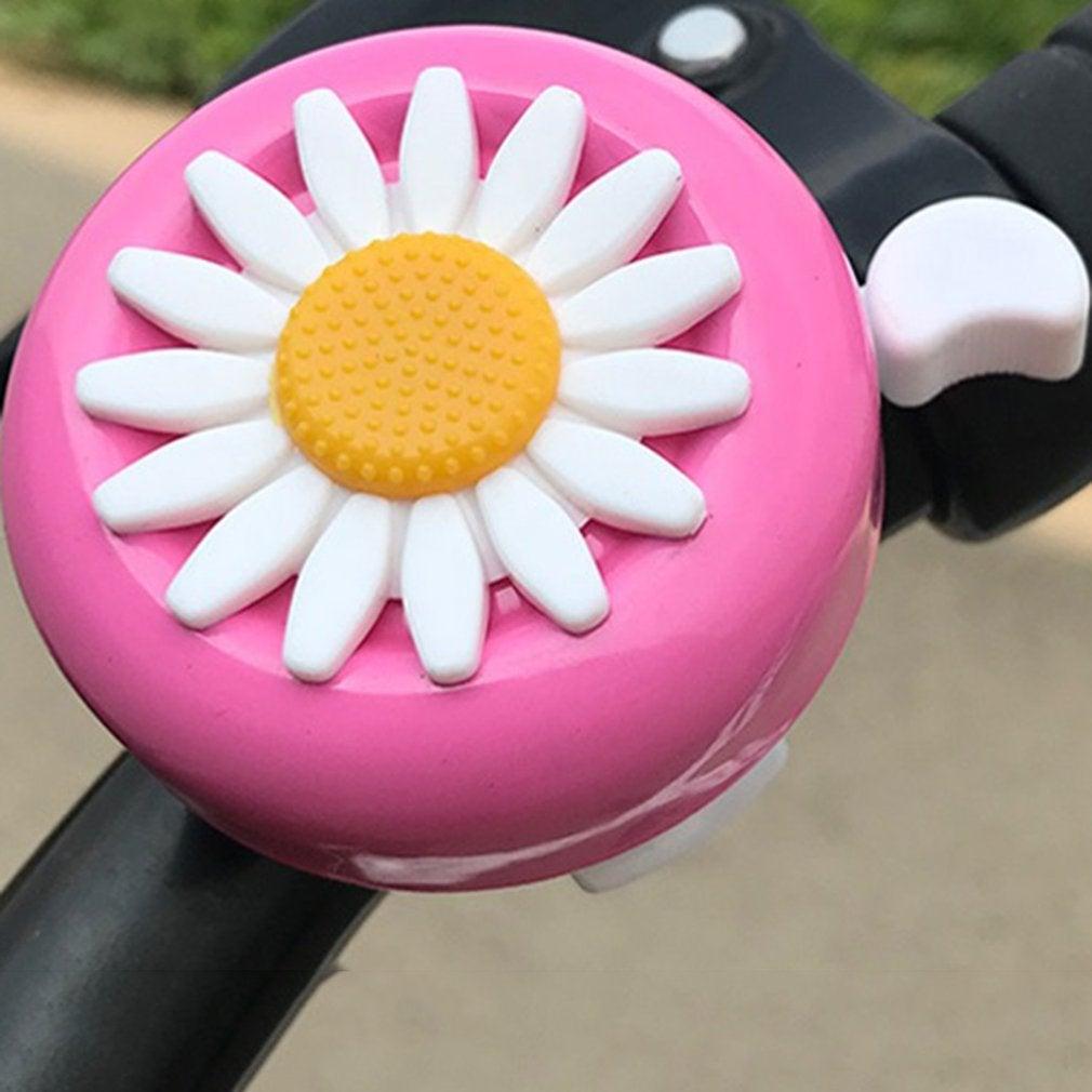 Cartoon Kids Funny Bicycle Bell Daisy Flower Horns Bike Children Girls Boy Cycling Ring Alarm For Handlebars Alloy Plastics Bell  Kids Bike Bell Bike Bell For Kids Bike Bell For Girls Flower Kids Bike Horn Accessory