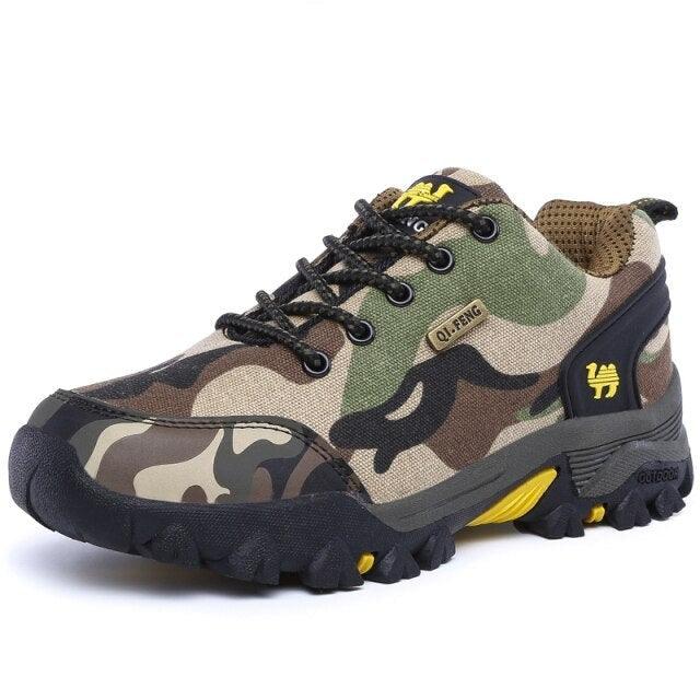 Casual Men's Sports Shoe Non-Slip Fashion Women's Camouflage Waterproof Couple Hiking Shoes Outdoor Train Men's Hiking Shoes Lightweight Low-Top Shoes For Outdoor Camping