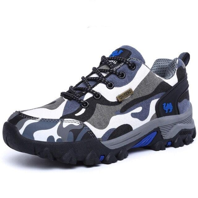 Casual Men's Sports Shoe Non-Slip Fashion Women's Camouflage Waterproof Couple Hiking Shoes Outdoor Train Men's Hiking Shoes Lightweight Low-Top Shoes For Outdoor Camping