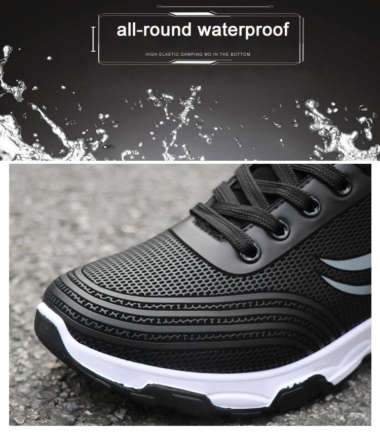 Casual Sneakers Cushioning Outdoor Running Shoes For Men Non-slip Sport Shoes Professional Athletic Training Men Air Trail Mesh Sneakers Walking Cross Training Tennis Sports Sneakers