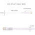 Cat6 RJ45 Network LAN Ethernet Flat Cable Computer UTP Patch Cord For Router Network Ethernet Cable Plated RJ45 Connectors Ethernet LAN Cable