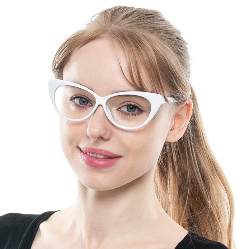 Cat Eye Reading Glasses  For Women Lightweight Presbyopic Reading Glasses Fashion Cute Reader For Women Computer Readers Anti Glare UV Ray Eyeglasses   +0.5 0.75 1.0 1.25 1.5 1.75 2.0 2.5 3.0 3.5 4.0