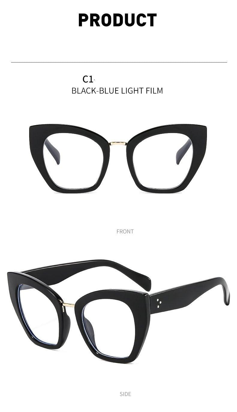 Cat Eyes Anti Blue Light Blocking Glasses Optical Glasses Women Men Computer Glasses Prescription Spectacle Frames Unisex Reduce Eye Strain For Men And Women