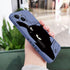 Cat Phone Case For iPhone 14 13 12 11 Pro Max Mini X XR XS 8 7 Plus 6 6S Plus Cover Cute Black Cat Case for iPhone for Teens Men and Women