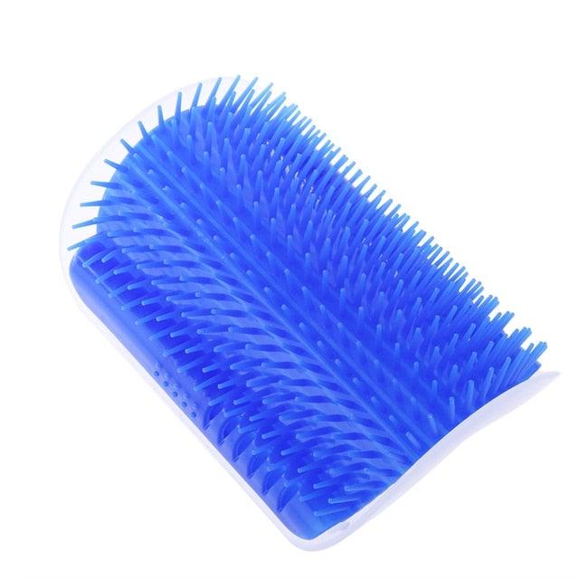 Cat Scratcher Corner Pet Brush Comb Play Cat Toy Plastic Scratch Bristles Arch Massager Self Groomer with Catnip Pouch Cat Wall Corner Massage Groomer Cat Self Grooming Brush - STEVVEX Pet - 126, cat accessories, cat fun tools, cat messager, cat playing tools, cat tools, cat toy, cat toys, cat toys with catnip, funny playing cats toys, kitten accessories, new cat toys, playing cat toy, playing toy, playing toys for cats, soft kitten messager - Stevvex.com