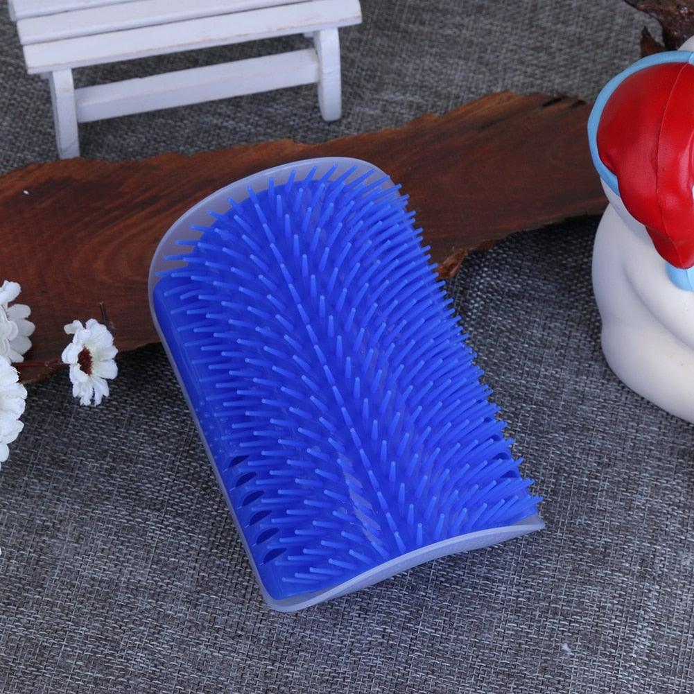 Cat Scratcher Corner Pet Brush Comb Play Cat Toy Plastic Scratch Bristles Arch Massager Self Groomer with Catnip Pouch Cat Wall Corner Massage Groomer Cat Self Grooming Brush - STEVVEX Pet - 126, cat accessories, cat fun tools, cat messager, cat playing tools, cat tools, cat toy, cat toys, cat toys with catnip, funny playing cats toys, kitten accessories, new cat toys, playing cat toy, playing toy, playing toys for cats, soft kitten messager - Stevvex.com