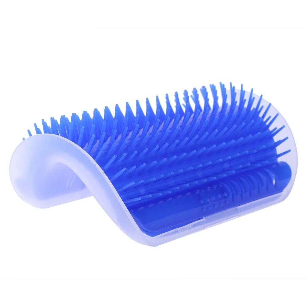 Cat Scratcher Corner Pet Brush Comb Play Cat Toy Plastic Scratch Bristles Arch Massager Self Groomer with Catnip Pouch Cat Wall Corner Massage Groomer Cat Self Grooming Brush - STEVVEX Pet - 126, cat accessories, cat fun tools, cat messager, cat playing tools, cat tools, cat toy, cat toys, cat toys with catnip, funny playing cats toys, kitten accessories, new cat toys, playing cat toy, playing toy, playing toys for cats, soft kitten messager - Stevvex.com