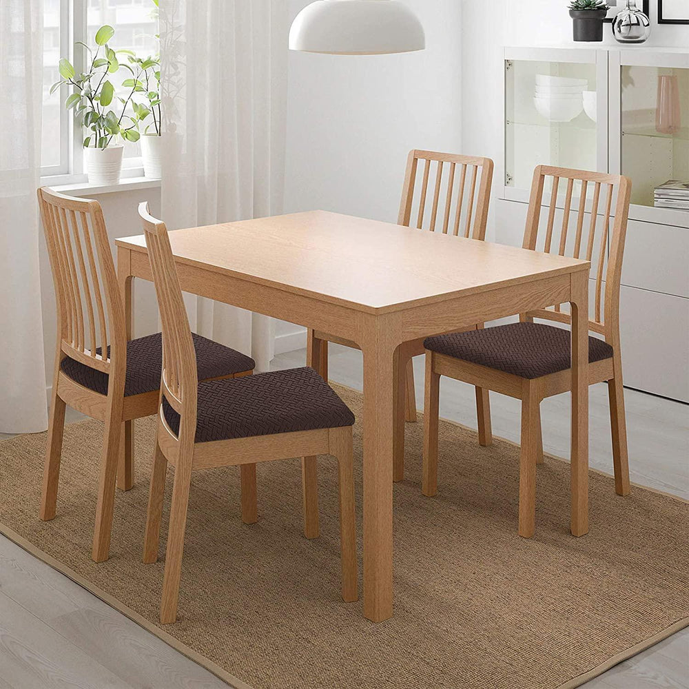 Chair Seat Covers for Dining Room Removable Washable Anti-Dust Seat Protector Removable Dining  Seat Cover And Dining Chair Covers Stretch Seat Cushion Slipcover for Dining Room Kitchen Chairs