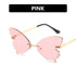 Charming Butterfly Sunglasses Women Luxury Design Glasses Women Summer Oversized Anti-reflective Eyeglasses Women Cool Fashion Trendy Sunglasses