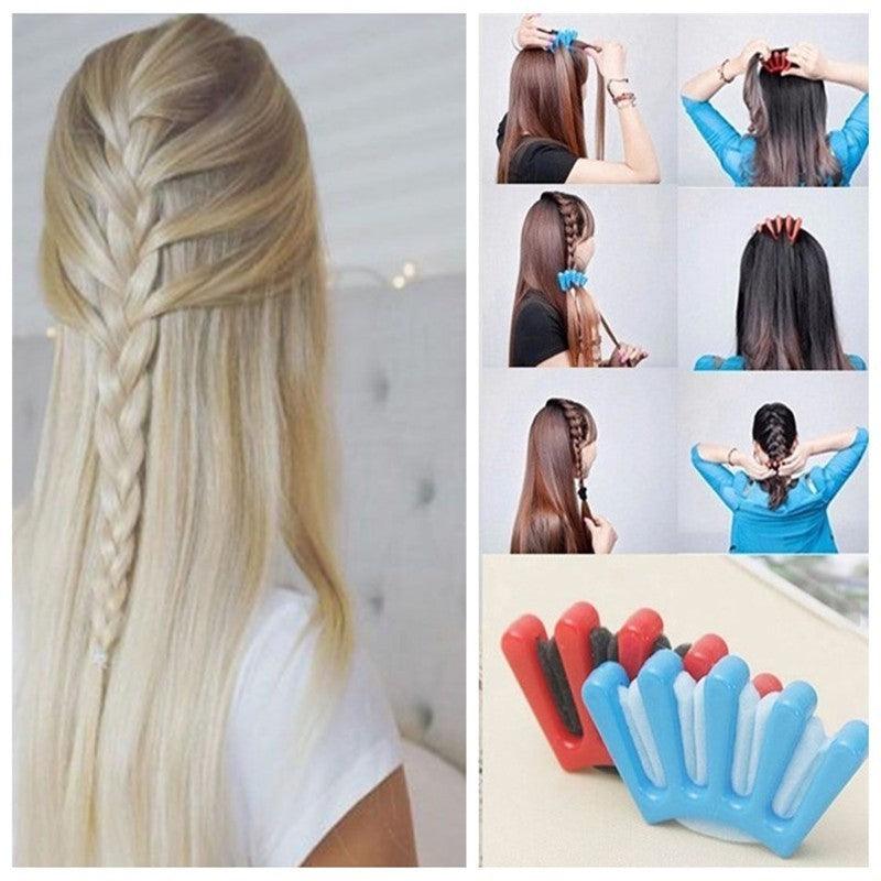 Charming French Style 1pcs Women Girls Sponge Hair Braider Plait Hair Twist Braiding Tool Hair Styling Tools Small And Easy to Carry Hair Accessories