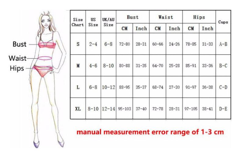 Charming Love Letter Bikini Women Halter Push Up Bathing Suit Swimsuit Women's Push-up Halter Bandage Bikini Swimsuits Swim Bottoms Hollow Out Front Lace Up Bandage Swimwear