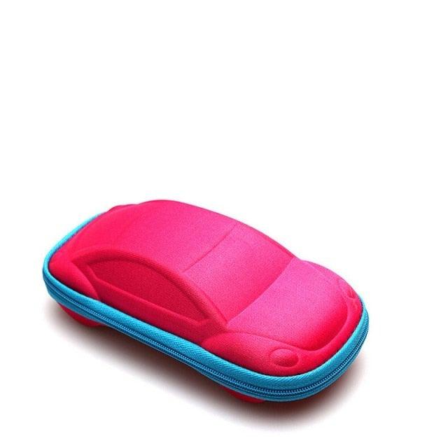 Children Car Shaped Glasses Case Cute Glasses Strage Bag Box Cases Kids Sunglasses Cases Kids Sunglasses Case Cute Car Shaped Spectacle Zipper Hard Eyeglass Case Box Sunglasses Case