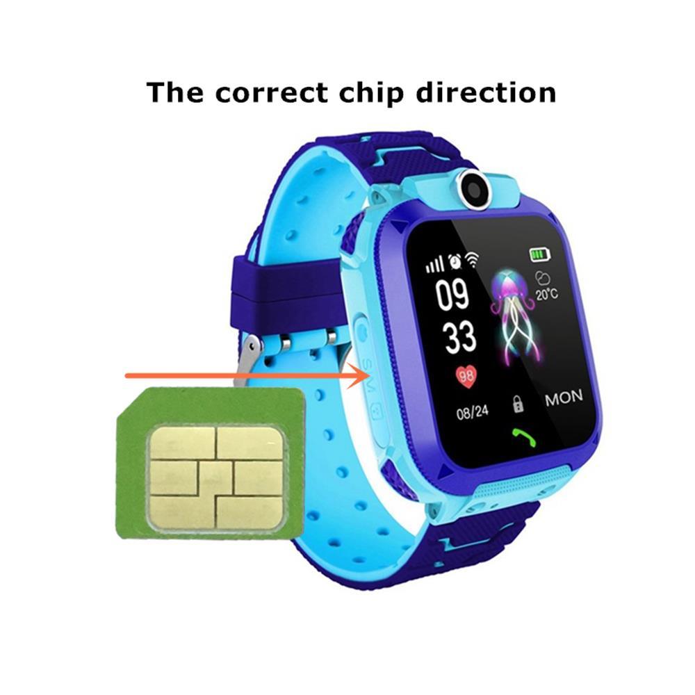 Children Smart Watch SOS Phone Watch Smartwatch For Kids With Sim Card Photo Waterproof Touch Screen Game Watch With 360° Rotated Body Design Waterproof Kids Smartwatch With SOS Call Music Player Camera