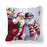 Christmas Pillowcase Holiday Decoration Christmas Santa Pillow Covers Santa Claus Pillow Covers Christmas Sofa Throw Pillow Home Cushion Cover Christmas Snowman Print Pillowcase Letter 45x45CM