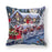 Christmas Pillowcase Holiday Decoration Christmas Santa Pillow Covers Santa Claus Pillow Covers Christmas Sofa Throw Pillow Home Cushion Cover Christmas Snowman Print Pillowcase Letter 45x45CM