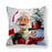 Christmas Pillowcase Holiday Decoration Christmas Santa Pillow Covers Santa Claus Pillow Covers Christmas Sofa Throw Pillow Home Cushion Cover Christmas Snowman Print Pillowcase Letter 45x45CM