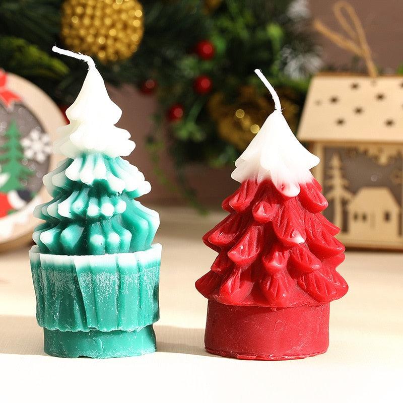 Christmas Pine Cones Candles Pine Cone Candles For Christmas Tree Shape Candle Scented Christmas Candle Christmas Decoration Candle Elk Christmas Tree Scented Candle Home Creative Gifts