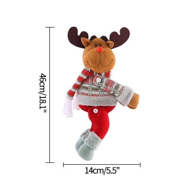 Christmas Plaid Curtain Buckle Santa Snowman Curtain Tiebacks Tie Rope Christmas Decor Curtain Buckle Bandage Curtain Tieback Santa Curtain Buckle Tieback Curtain Holder Fastener Doll Wine Bottle Topper For Home Window Decorations Christmas Ornaments