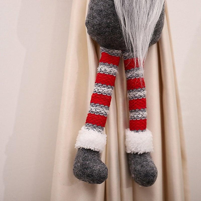 Christmas Plaid Curtain Buckle Santa Snowman Curtain Tiebacks Tie Rope Christmas Decor Curtain Buckle Bandage Curtain Tieback Santa Curtain Buckle Tieback Curtain Holder Fastener Doll Wine Bottle Topper For Home Window Decorations Christmas Ornaments