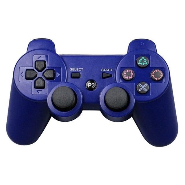 Classic Blue Bluetooth Wireless Joystick Gamepad Controller Compatible With PC Monitor Laptop - STEVVEX Game - 221, all in one game controller, best quality joystick, black gamepad, bluetooth support available, bluetooth wireless gamepad, classic joystick, controller for pc, game, Game Controller, Game Pad, Ggaming controller, joystick, joystick for games, wireless gamepad - Stevvex.com