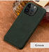 Classic Brown Genuine Leather Phone Case for iPhone 13 14 Pro Max 12 Mini 11 12 Pro Max Leather Cover Bumper Phone Case Compatible With iPhone Genuine Leather Slim Back Cover