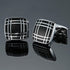 Classic Business Gift For Men Unique Square Luxury Square Cufflinks Anniversary Husband Present Elegant Design Cuff Links Set Men Wedding Party Cufflinks