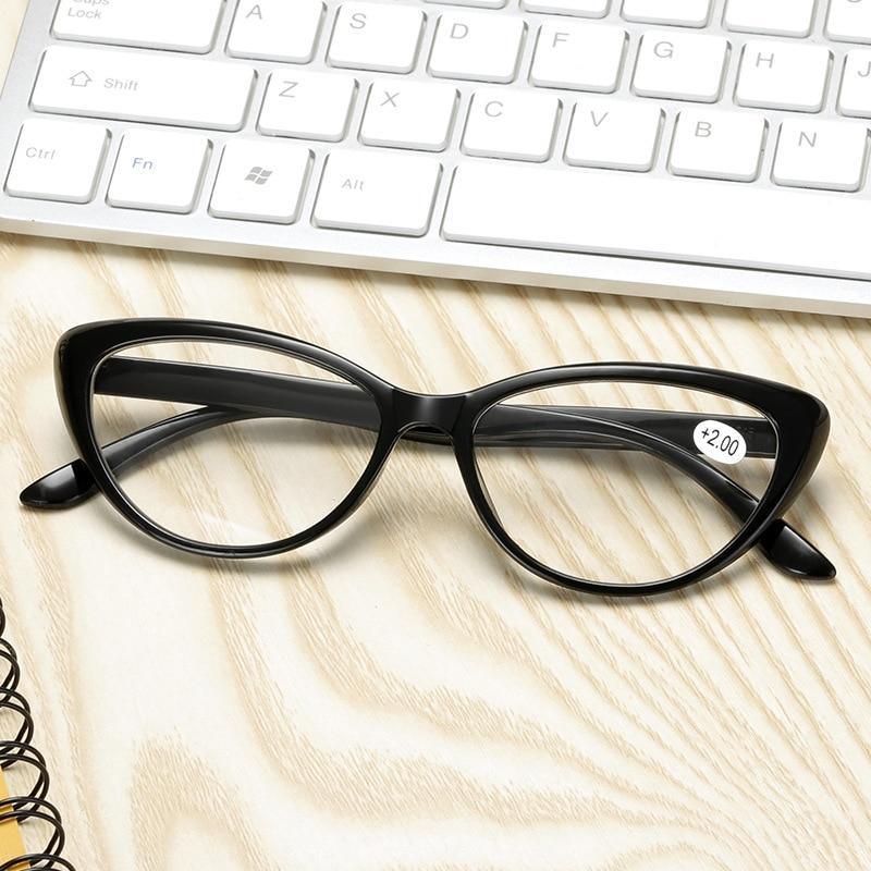 Classic Cat Eye Reading Glasses Eye Protection Eyewear Computer And Stylish Frame Eyewear Men Women Presbyopia Diopter Eyewear +1.0+1.5+2.0+2.5+3.0+3.5+4.0