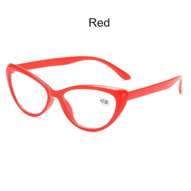 Classic Cat Eye Reading Glasses Eye Protection Eyewear Computer And Stylish Frame Eyewear Men Women Presbyopia Diopter Eyewear +1.0+1.5+2.0+2.5+3.0+3.5+4.0