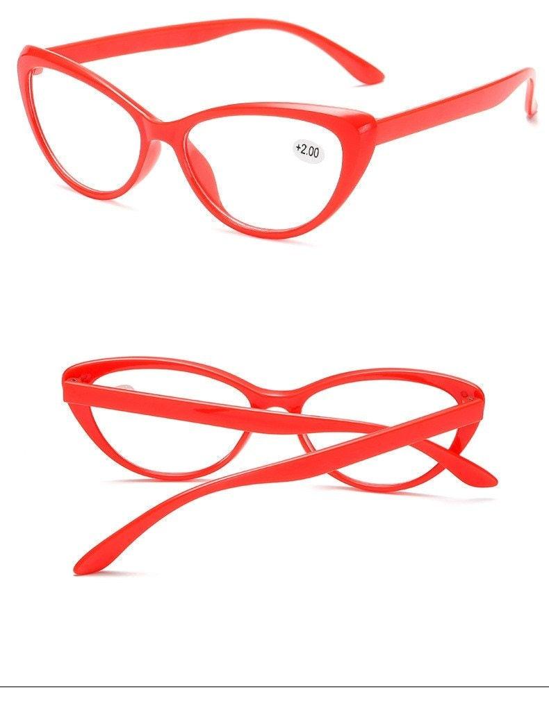 Classic Cat Eye Reading Glasses Eye Protection Eyewear Computer And Stylish Frame Eyewear Men Women Presbyopia Diopter Eyewear +1.0+1.5+2.0+2.5+3.0+3.5+4.0