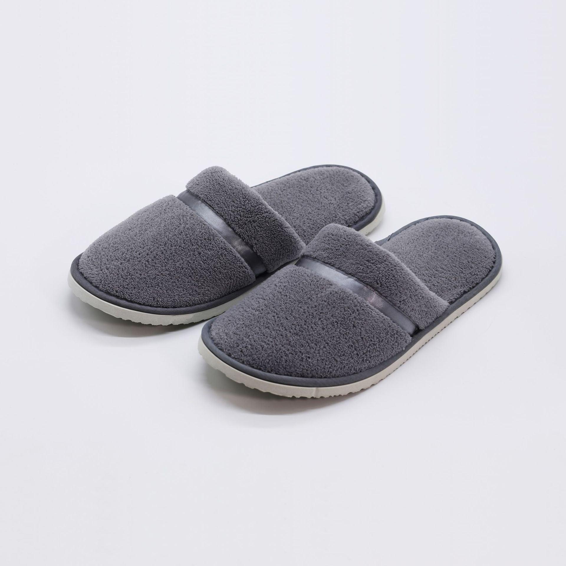 Classic Comfy Plush Slippers Star Thickening Antiskid Hotel Guest Room Home Slip On House Slippers For Women Indoor Outdoor Women's Bedroom Slippers Warm Soft Unisex Slippers