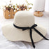 Classic Design Wide Elegant Hat New Simple Foldable Wide Floppy Girls Straw Hat Sun Hat Beach Women Summer Hat UV Protect Travel Cap Lady Cap Female Outdoor Summer Hat