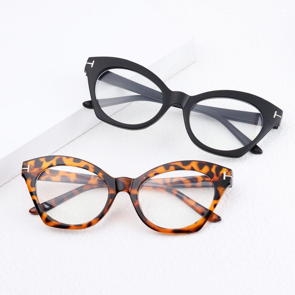 Classic Fashion Anti Blue Light Glasses For  Ladies Charming Cat Eye Spectacles Anti Radiation Computer Game Eyeglasses High Quality With New Stylish Design Optical Eyewear For Women