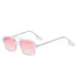 Classic Fashionable Retro Shape Double Bridges Style Women Sunglasses Polarized Square  Sunglasses for Women Men Classic Pink Gradient Eyewear Trending Sunglasses