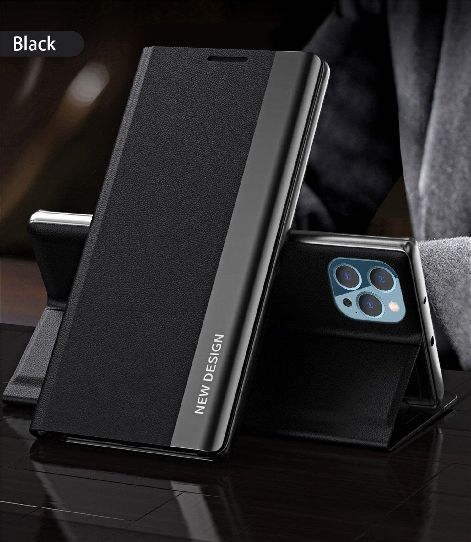 Classic Flip Folio Business Shockproof with Case Cover Flip Magnetic Case For Xiaomi 11T 11Pro Redmi Note 10S 9S 8T Pro Max 10 9A 9C 9T K40 Luxury Stand Book Cover Phone Bag