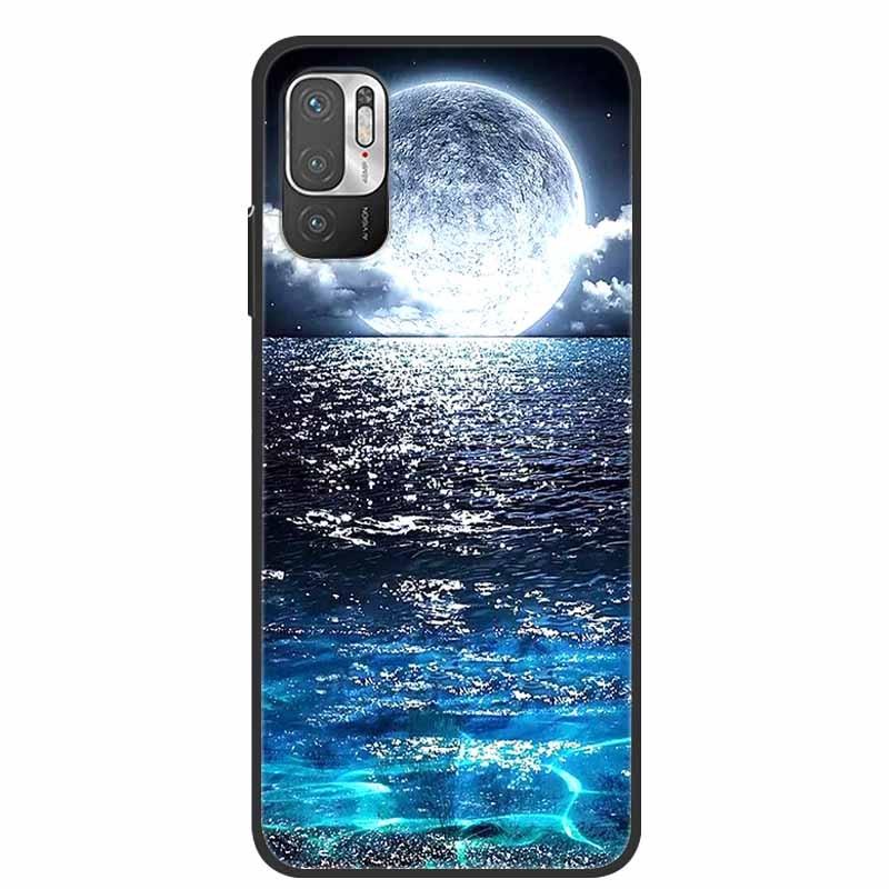 Classic Pattern Soft Slim Gel Silicone  Back Cover Case For Xiaomi Redmi Note 10 5G Case Shockproof Soft silicone Back Cover For Redmi Note 10 5G Phone Cases Note10 5G Cute Cartoon