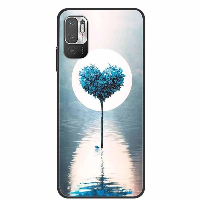 Classic Pattern Soft Slim Gel Silicone  Back Cover Case For Xiaomi Redmi Note 10 5G Case Shockproof Soft silicone Back Cover For Redmi Note 10 5G Phone Cases Note10 5G Cute Cartoon