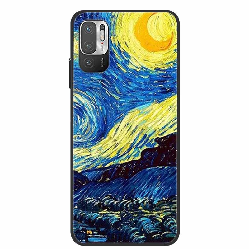 Classic Pattern Soft Slim Gel Silicone  Back Cover Case For Xiaomi Redmi Note 10 5G Case Shockproof Soft silicone Back Cover For Redmi Note 10 5G Phone Cases Note10 5G Cute Cartoon