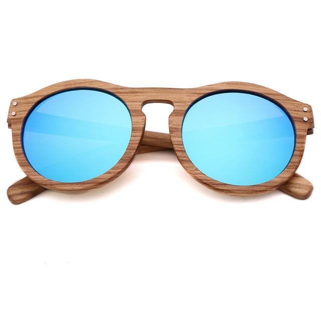 Classic Style Wood Retro Style Sunglasses For Men And Women Sunglasses Stylish New Frames  Round Shape Sunglasses Frame Round Polarized