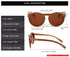 Classic Style Wood Retro Style Sunglasses For Men And Women Sunglasses Stylish New Frames  Round Shape Sunglasses Frame Round Polarized