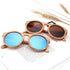 Classic Style Wood Retro Style Sunglasses For Men And Women Sunglasses Stylish New Frames  Round Shape Sunglasses Frame Round Polarized