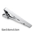 Classic Tie Clip Fashion Style Tie Bars For Men Metal Tone Tie Bar Clip Tie Pins Elegant Tie Clips For Men Fathers' Day Valentine's Day Gift Simple Bar Clasp Practical Necktie Accessories Clasp Tie Pin For Mens Collar Clip