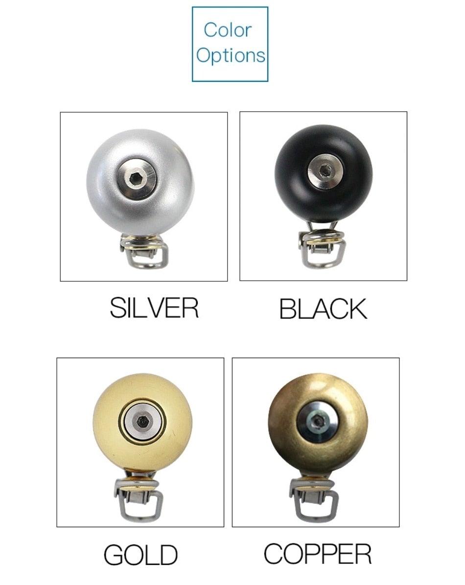 Classical Stainless Bell Cycling Horns Bike Handlebar Bell Horn Crisp Sound Horn Safety Bicycle Bell With Mounting Lock Plates Bike Bell Classic Bicycle Bell For Bike Ring Bell With Loud Sound Bells For Road Mountain Bike Handlebars Adults