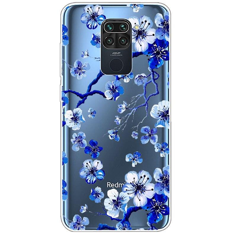 Clear Soft Cover For Redmi Note 9S Case Note9 Silicone Print Cat Covers for Xiaomi Redmi Note 9 Pro Case Redmi9 Clear Cute Soft Slim Shock-Absorption Back Phone Case Cover