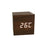 Clocks LED Wooden Alarm Clock Watch Wooden Wood Clock New Version LED Alarm Digital Desk Clock Adjustable Brightness, Alarm Time, Displays Time Date Temperature  Table Voice Control Digital Wood Electronic Desktop Table