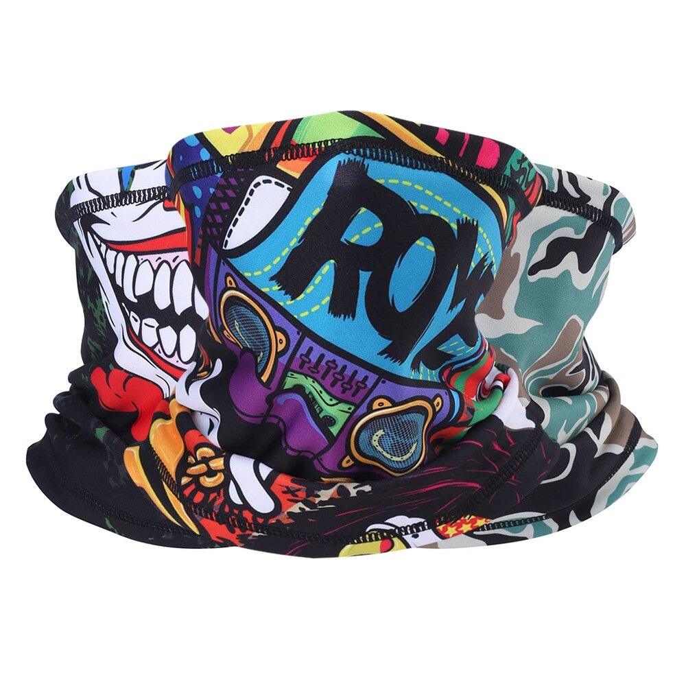 Clown Magic Bandana Running Scarf Half Face Cover Ski Fishing Biker Elasticity Hunting Hiking Sports Snowboard Mask Men Girl Army Bandana Scarf Neck Gaiter Buff Motorcycle Face Mask Balaclava Bicycle Helmet Liner Sport Headband Summer Breathable Mesh Band